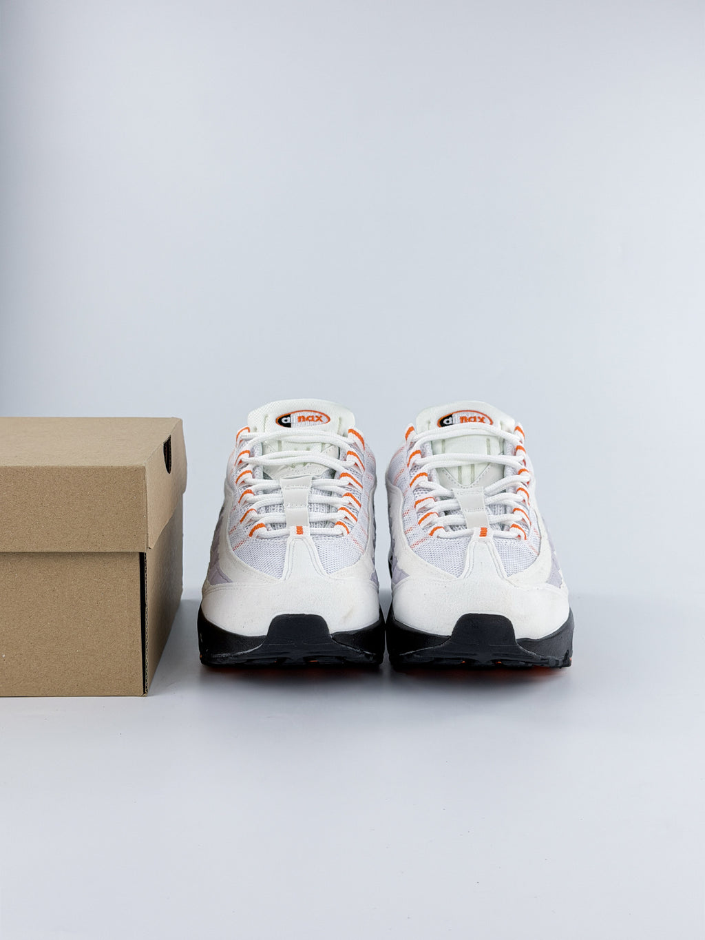 NIKE AIR MAX 95 WHITE ORANGE