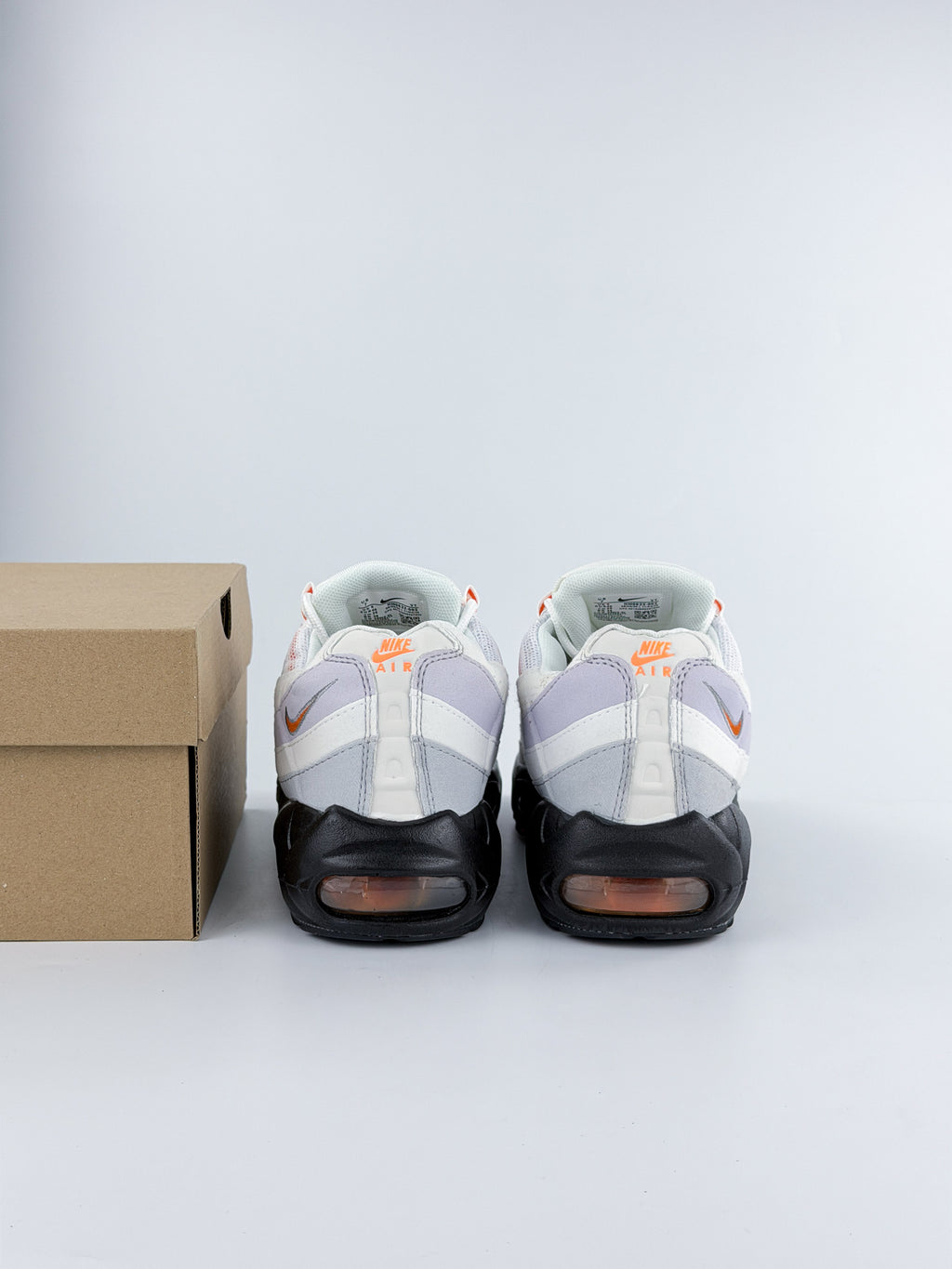 NIKE AIR MAX 95 WHITE ORANGE